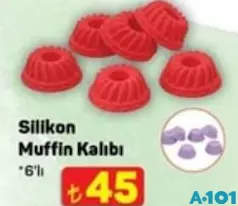 SİLİKON MUFFİN KALIBI 6'LI